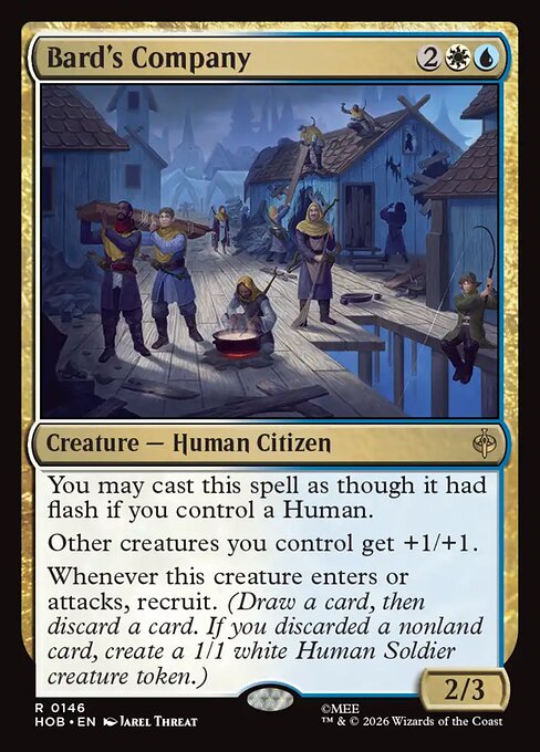MTG Bard's Company HOB 146 Regular Foil