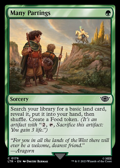 MTG Many Partings LTR 176 Regular Nonfoil