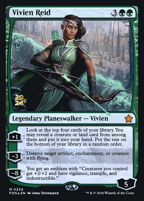 MTG Vivien Reid PFDN 234s Prerelease Foil