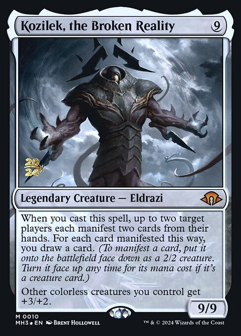 MTG Kozilek, the Broken Reality PMH3 010s Prerelease Foil