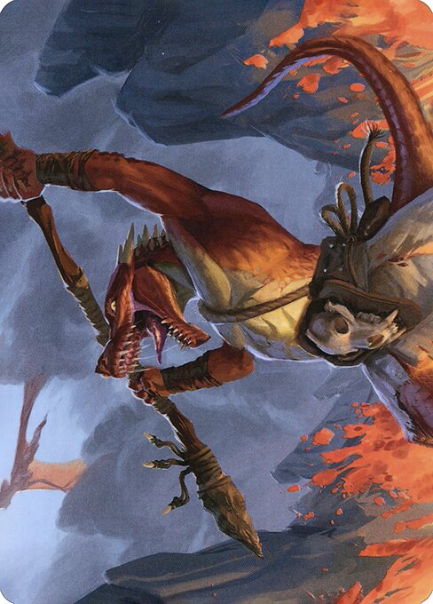 MTG Minion of the Mighty AAFR 022 Art Card