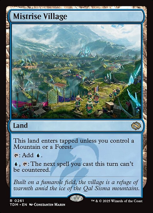 MTG Mistrise Village TDM 261 Regular Nonfoil