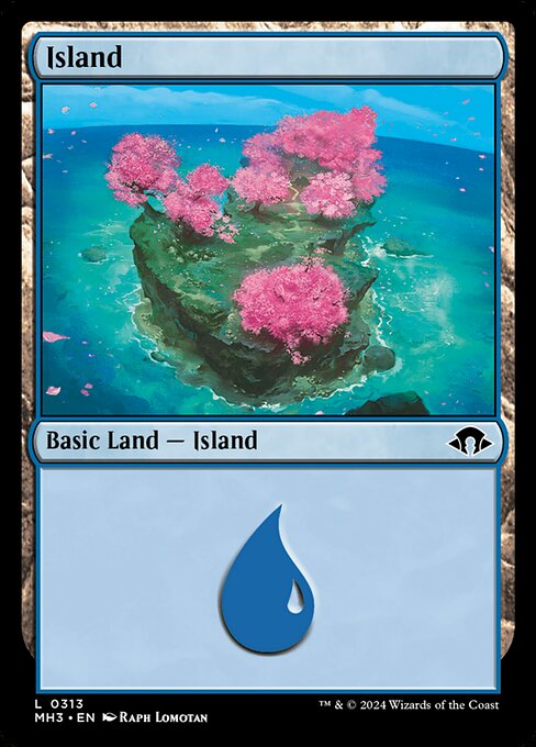 MTG Island MH3 313 Bundle Basic Land Foil