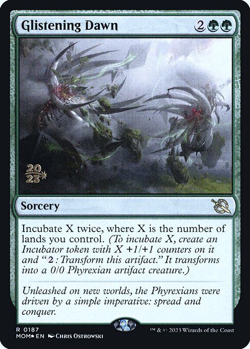 MTG Glistening Dawn PMOM 187s Prerelease Foil