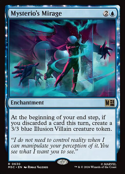 MTG Mysterio's Mirage MSC 630 Regular Foil