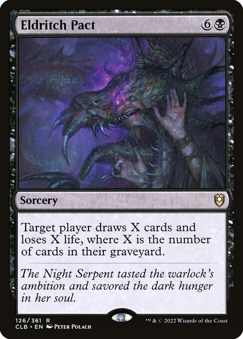 MTG Eldritch Pact CLB 126 Regular Foil