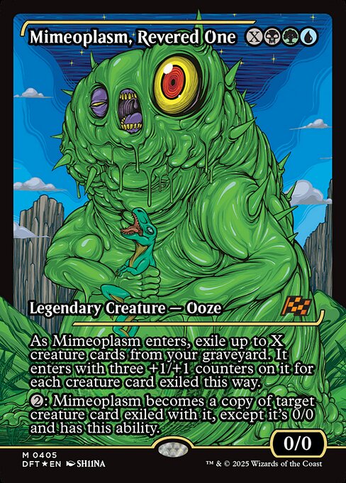 MTG Mimeoplasm, Revered One DFT 405 Japan Showcase Foil