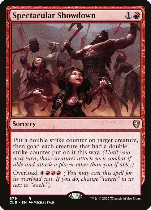 MTG Spectacular Showdown CLB 679 Commander Deck Nonfoil