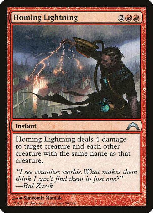 MTG Homing Lightning GTC 096 Regular Foil