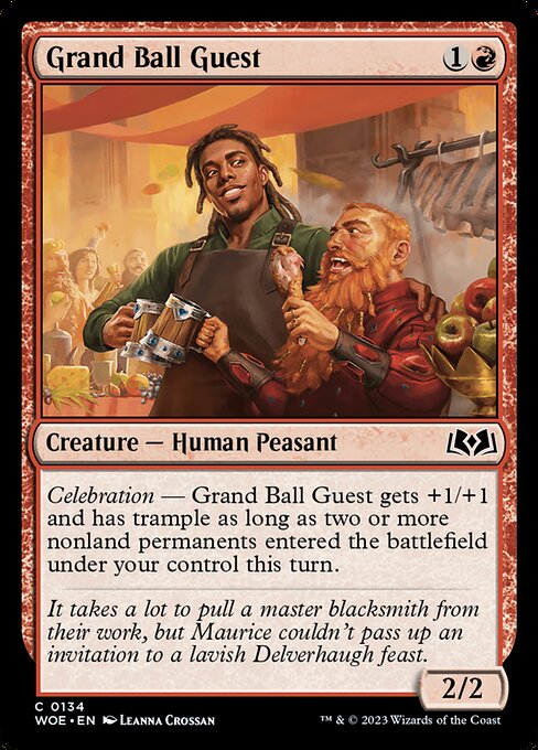 MTG Grand Ball Guest WOE 134 Regular Foil
