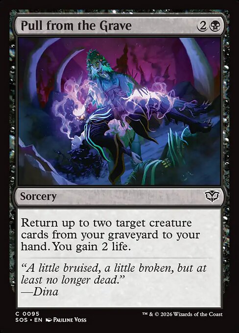 MTG Pull from the Grave SOS 095 Regular Foil