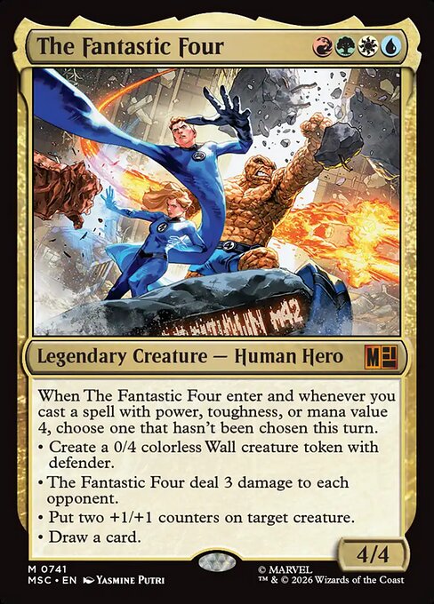 MTG The Fantastic Four MSC 741 Regular Nonfoil
