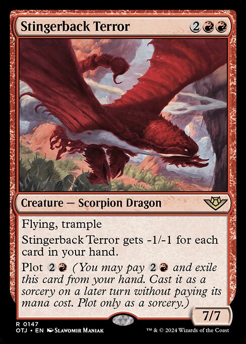 MTG Stingerback Terror OTJ 147 Regular Nonfoil