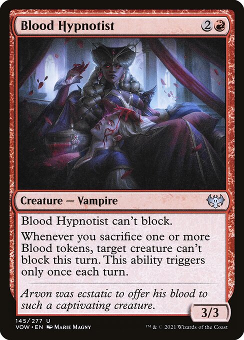 MTG Blood Hypnotist VOW 145 Standard Nonfoil front