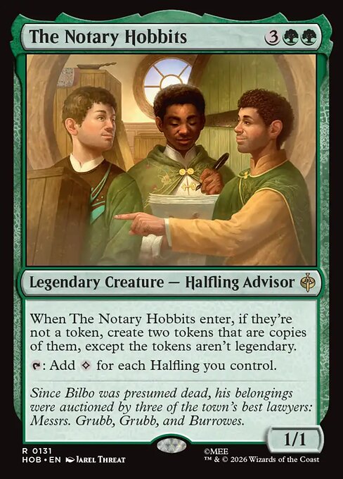 MTG The Notary Hobbits HOB 131 Regular Foil