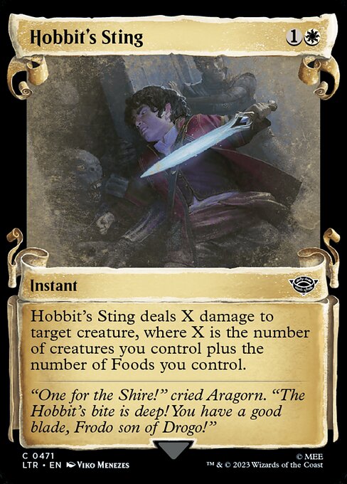 MTG Hobbit's Sting LTR 471 Showcase Scrolls of Middle-earth Nonfoil