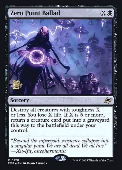 MTG Zero Point Ballad PEOE 128s Prerelease Foil