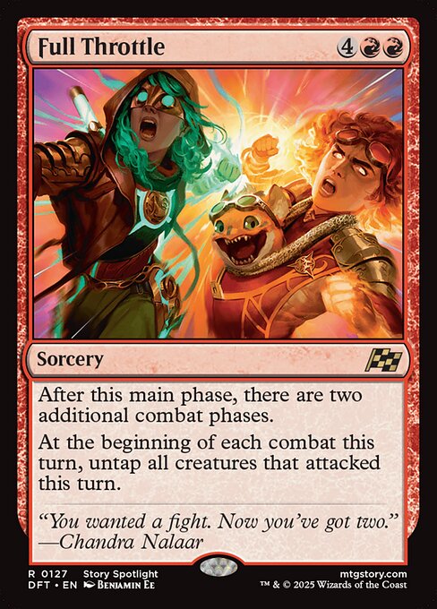 MTG Full Throttle DFT 127 Regular Foil
