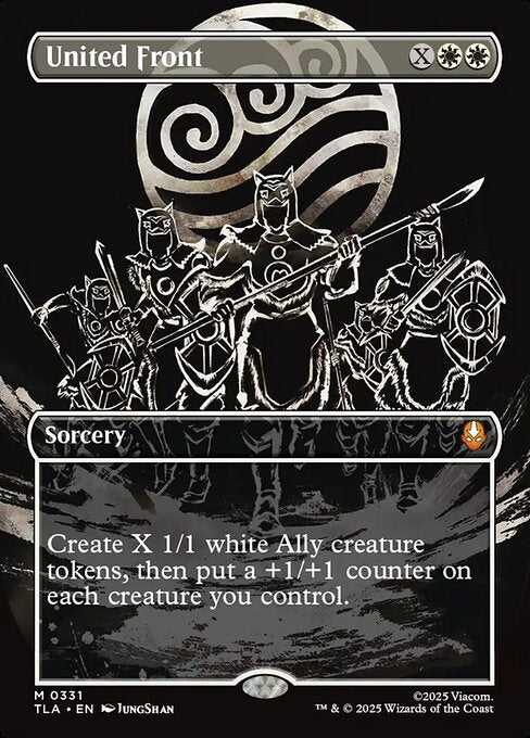 MTG United Front TLA 331 Borderless Elemental Frame Foil