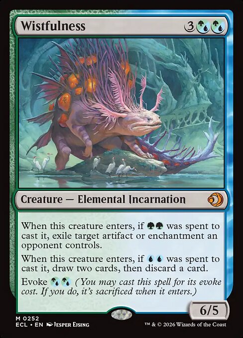 MTG Wistfulness ECL 252 Regular Foil