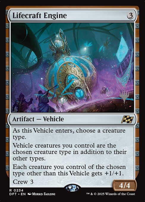 MTG Lifecraft Engine PDFT 234p Promo Pack Foil