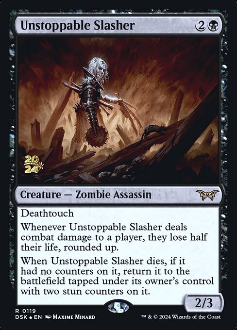 MTG Unstoppable Slasher PDSK 119s Prerelease Foil