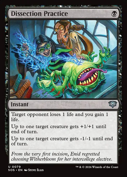 MTG Dissection Practice SOS 079 Regular Foil