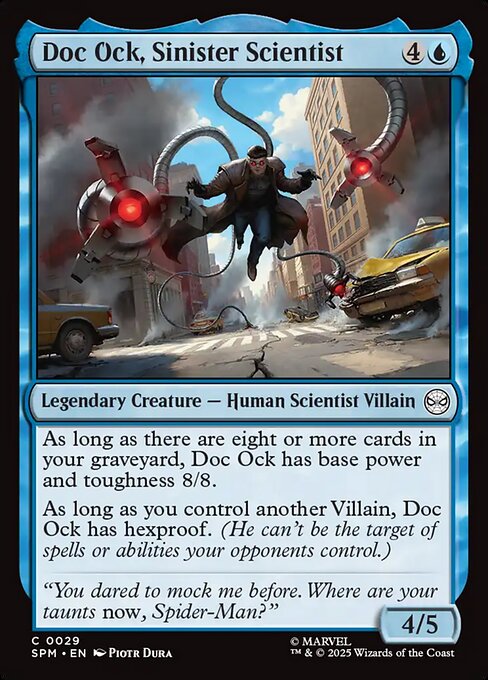 MTG Doc Ock, Sinister Scientist SPM 029 Regular Foil