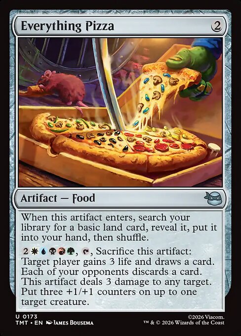 MTG Everything Pizza TMT 173 Regular Foil