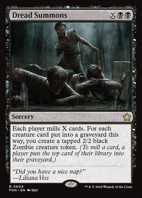 MTG Dread Summons FDN 604 Starter Collection Nonfoil