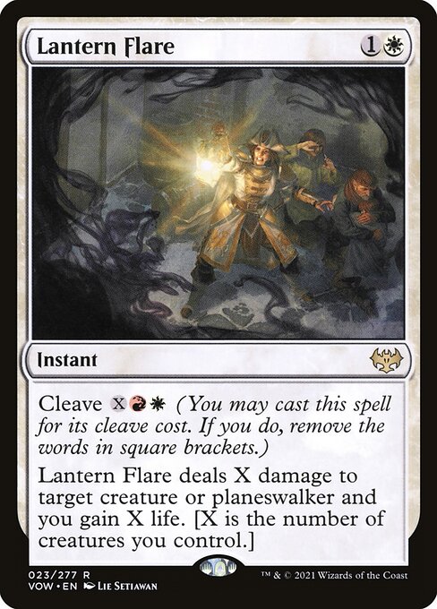 MTG Lantern Flare VOW 023 Standard Nonfoil front