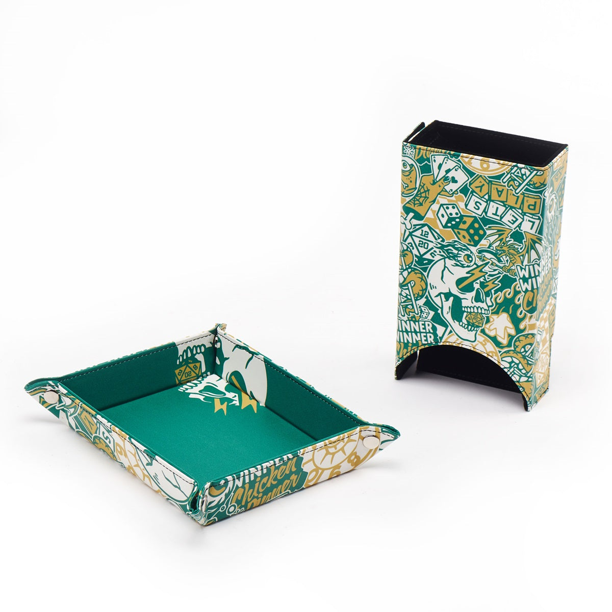 Dice Tower with Mat Leather - Artist Series: Cara
