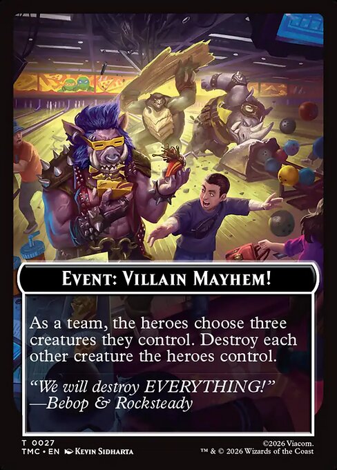 MTG Event: Villain Mayhem! Token TMC 027 Token Nonfoil