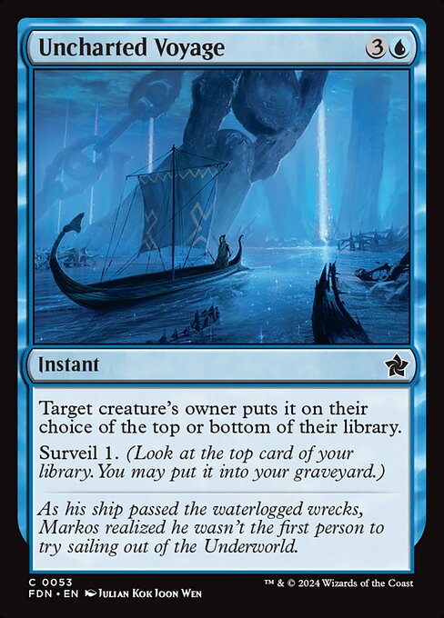 MTG Uncharted Voyage FDN 053 Regular Nonfoil
