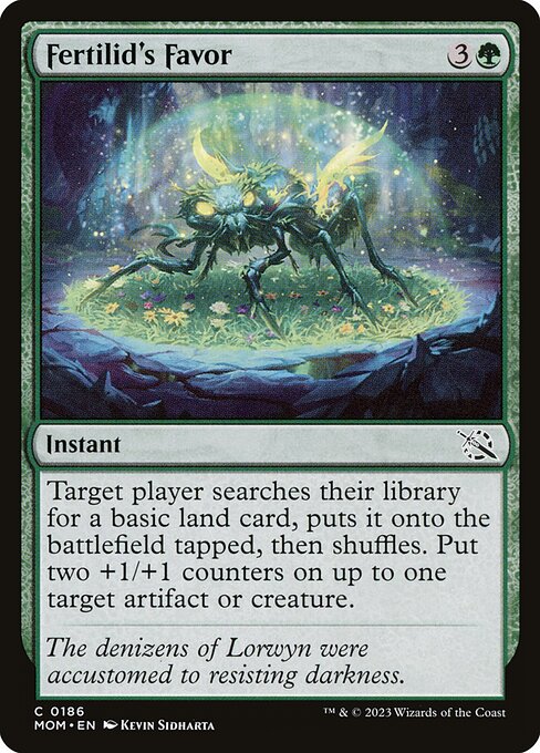 MTG Fertilid's Favor MOM 186 Regular Foil