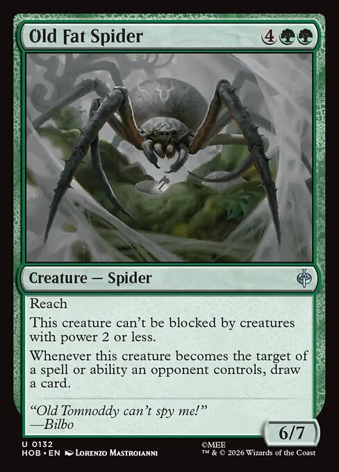 MTG Old Fat Spider HOB 132 Regular Foil