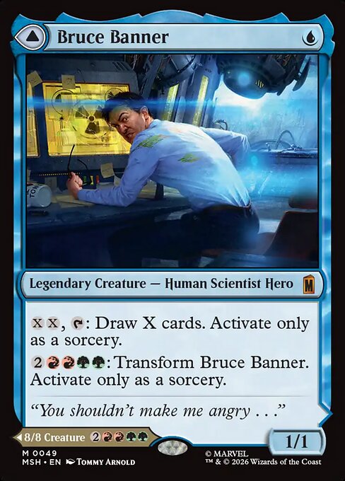 MTG Bruce Banner // The Incredible Hulk MSH 049 Regular Nonfoil