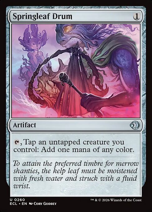 MTG Springleaf Drum ECL 260 Regular Foil