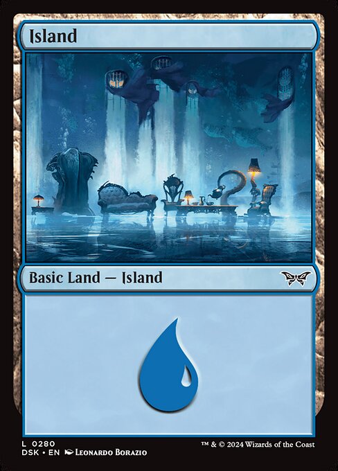 MTG Island DSK 280 Regular Nonfoil
