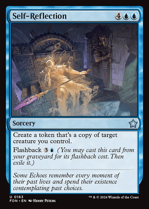 MTG Self-Reflection FDN 163 Regular Foil