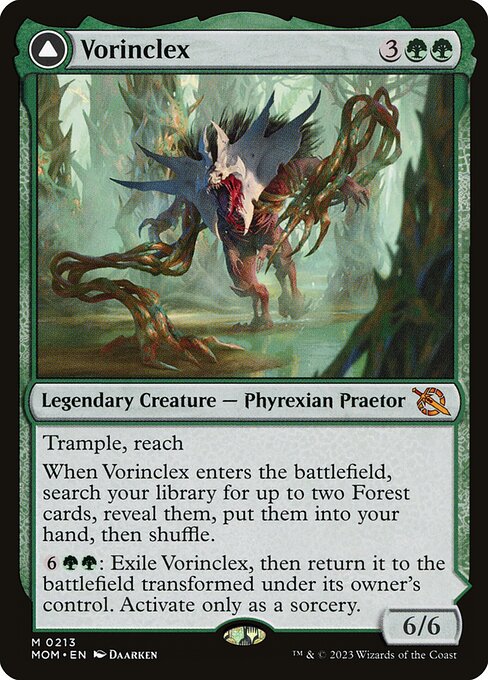 MTG Vorinclex // The Grand Evolution MOM 213 Regular Foil