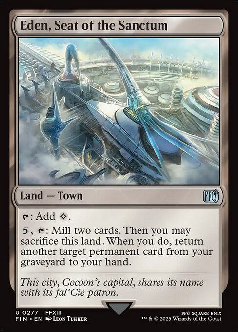 MTG Eden, Seat of the Sanctum FIN 277 Regular Nonfoil
