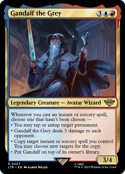 MTG Gandalf the Grey LTR 207 Regular Nonfoil