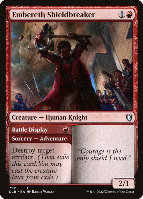 MTG Embereth Shieldbreaker // Battle Display CLB 792 Commander Deck Nonfoil