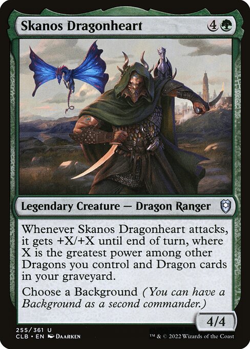 MTG Skanos Dragonheart CLB 255 Regular Foil