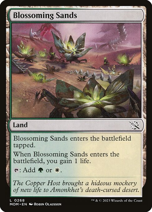 MTG Blossoming Sands MOM 268 Regular Nonfoil