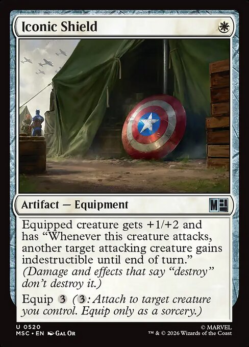 MTG Iconic Shield MSC 520 Regular Foil