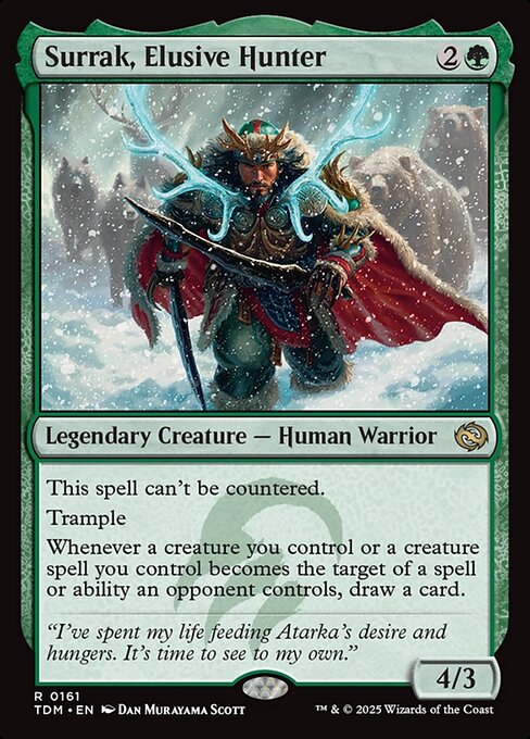 MTG Surrak, Elusive Hunter TDM 161 Regular Nonfoil