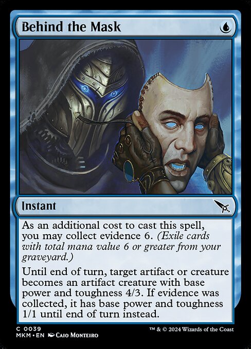 MTG Behind the Mask MKM 039 Regular Foil