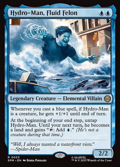 MTG Hydro-Man, Fluid Felon SPM 033 Regular Nonfoil